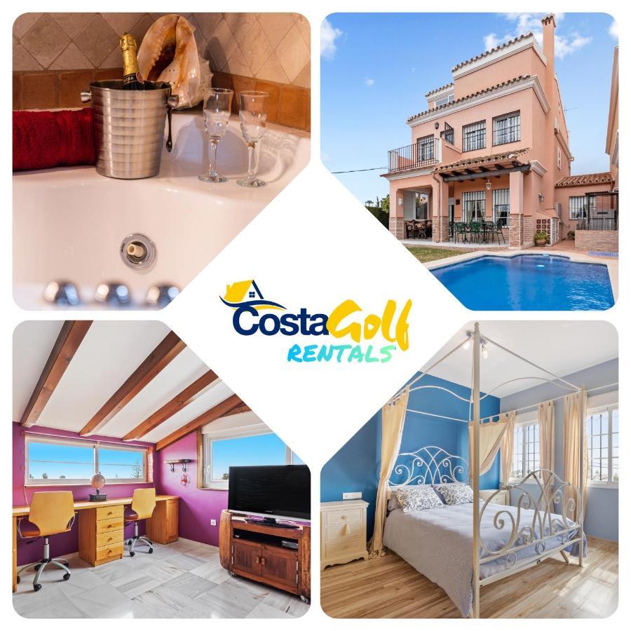Villa Estilo Mediterranea Con Piscina, Jardin, Bbq Y Jacuzzi - Villa Bel Air Real 에스테포나 외부 사진