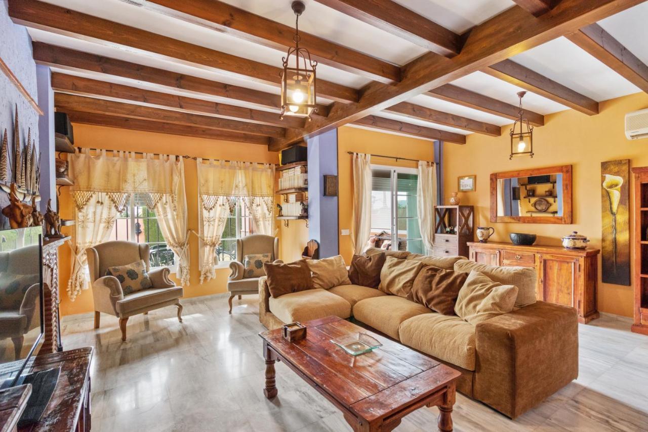 Villa Estilo Mediterranea Con Piscina, Jardin, Bbq Y Jacuzzi - Villa Bel Air Real 에스테포나 외부 사진